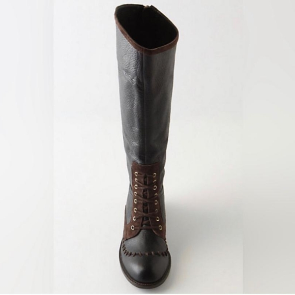 Stitchlace Knee High Boots - Picture 2 of 11